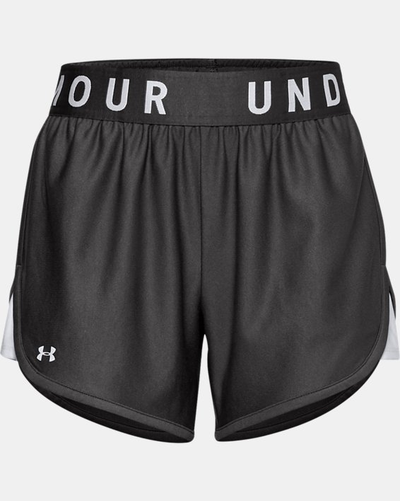 Women's UA Play Up 5" Shorts in Gray image number 4
